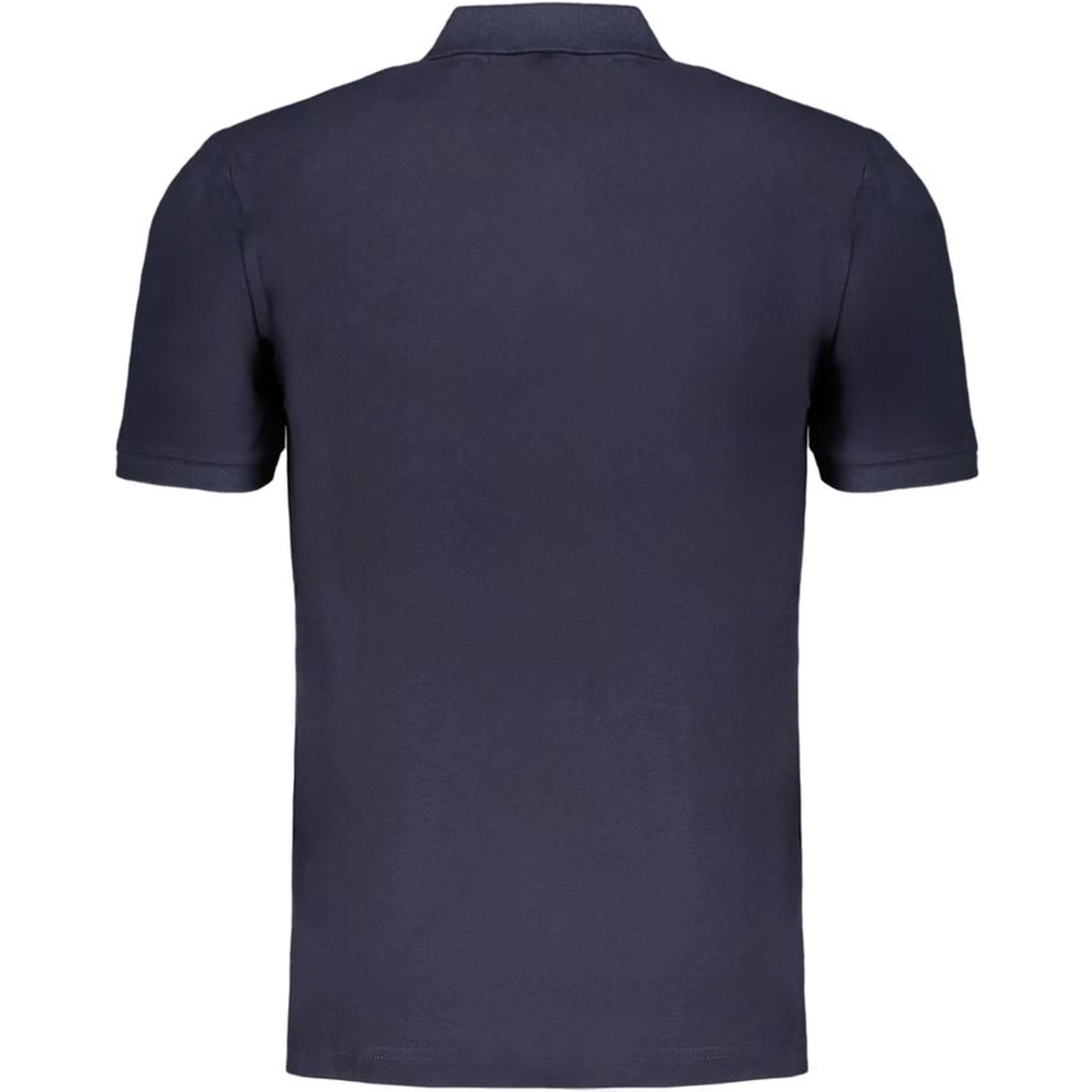 Blue Cotton Polo Shirt