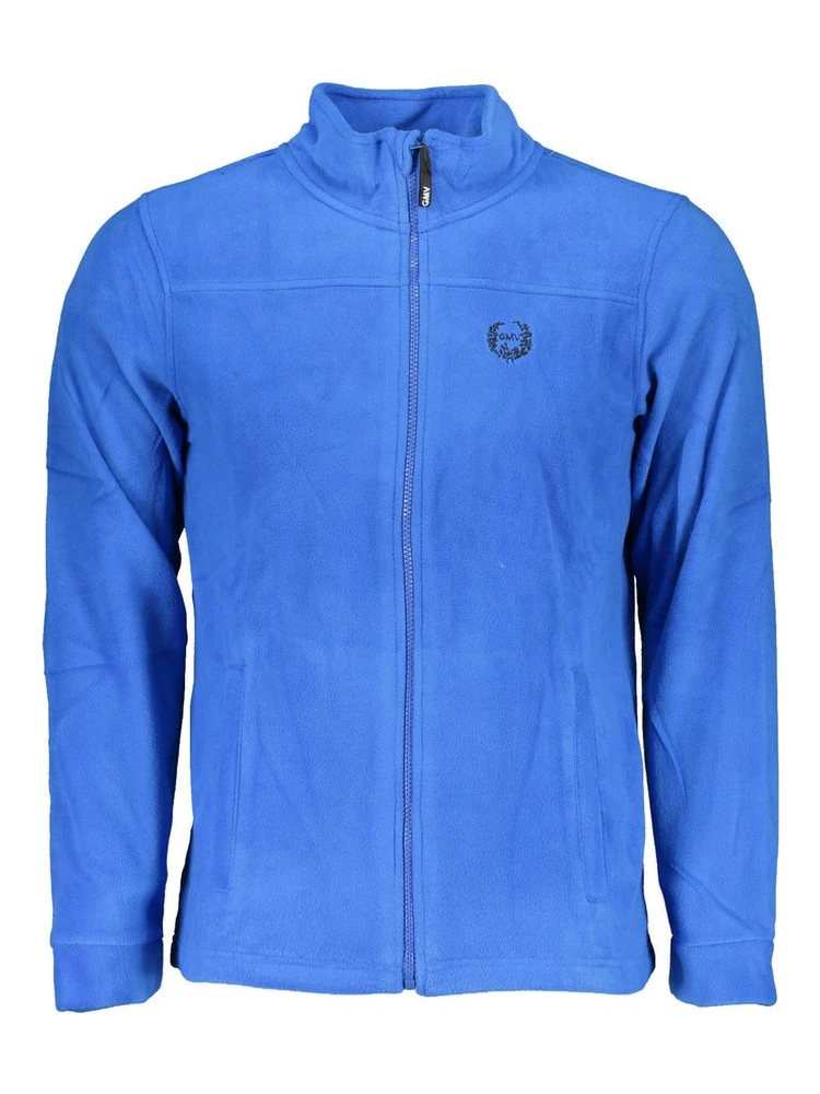 Blue Polyester Men's Sweatshirt