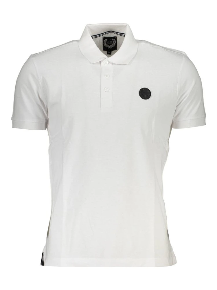 White Cotton Men's Polo Shirt