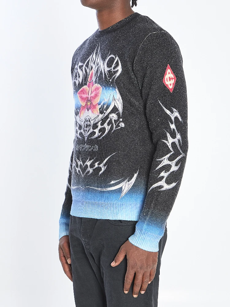 Sweater with Blades print alternative