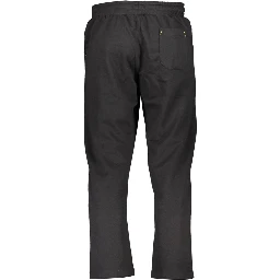 Black Cotton Men's Sweatpant