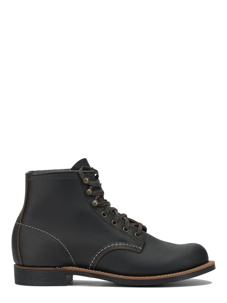 "Blacksmith 3345 Black Prairie" lace-up ankle boots