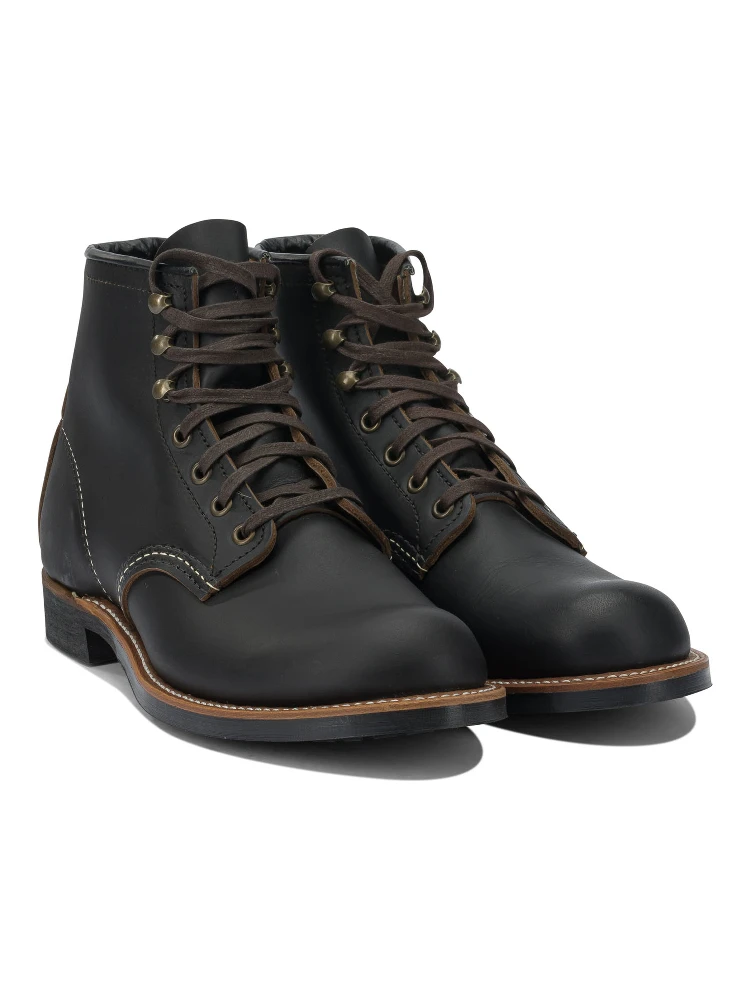 "Blacksmith 3345 Black Prairie" lace-up ankle boots alternative