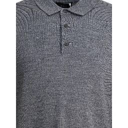 Merino wool polo shirt
