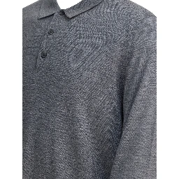 Merino wool polo shirt