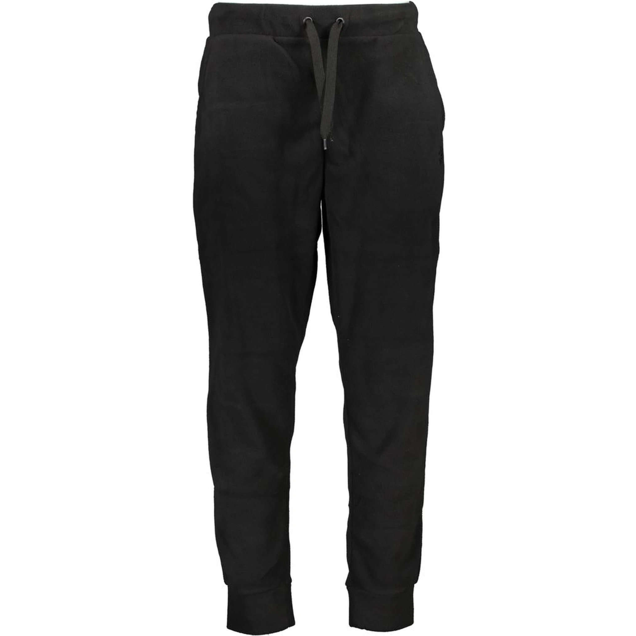 Black Polyester Men's Sweatpants
