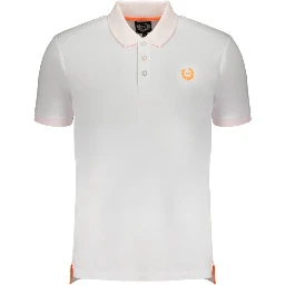 White Cotton Polo Shirt