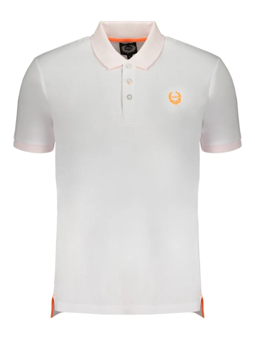White Cotton Polo Shirt