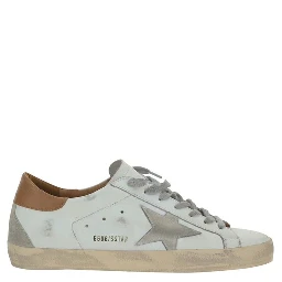 White Leather Superstar Sneakers