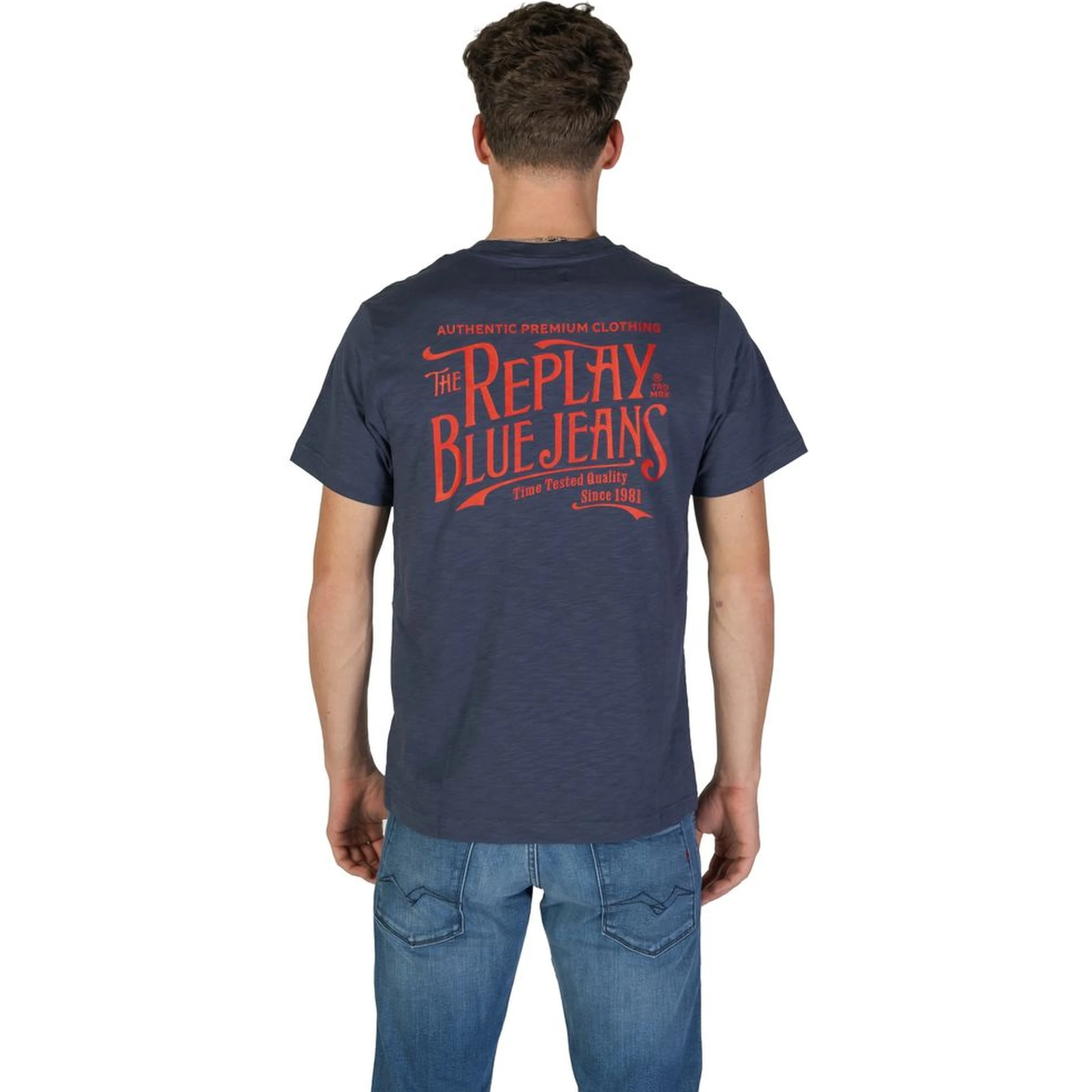 Blue Cotton T-Shirt