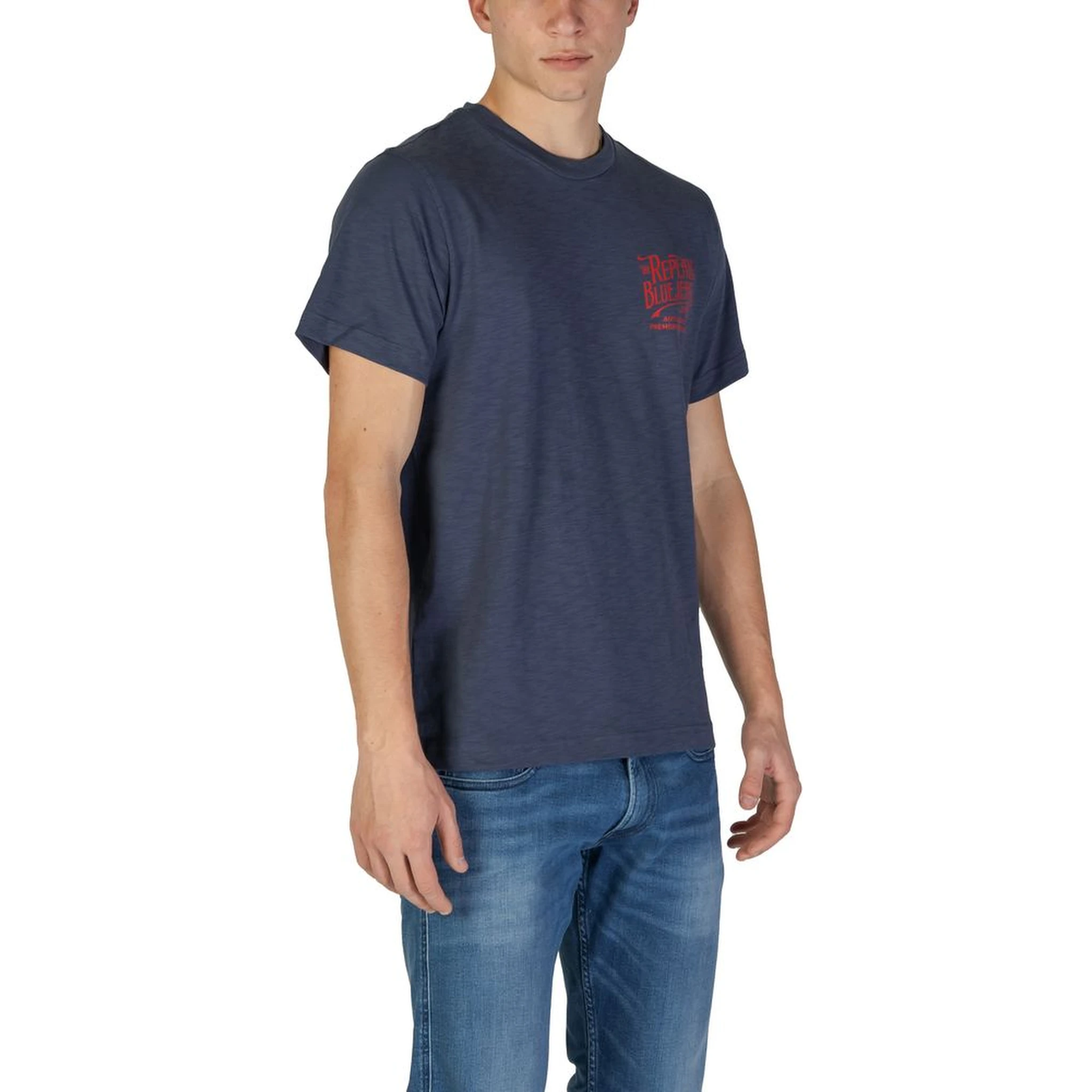Blue Cotton T-Shirt
