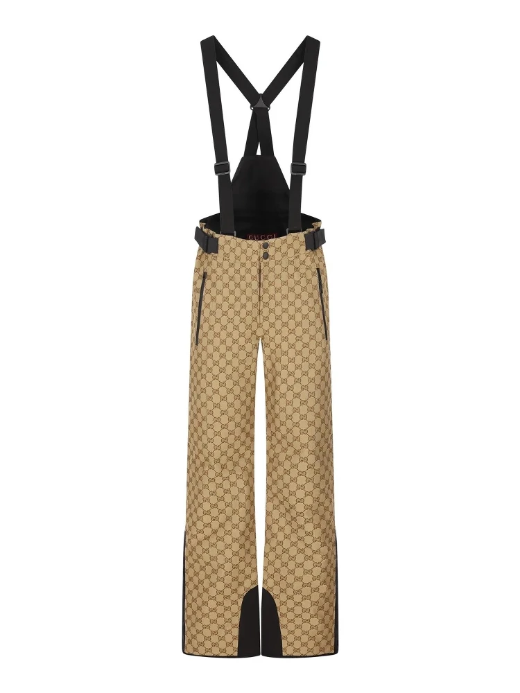 Ski pants with braces