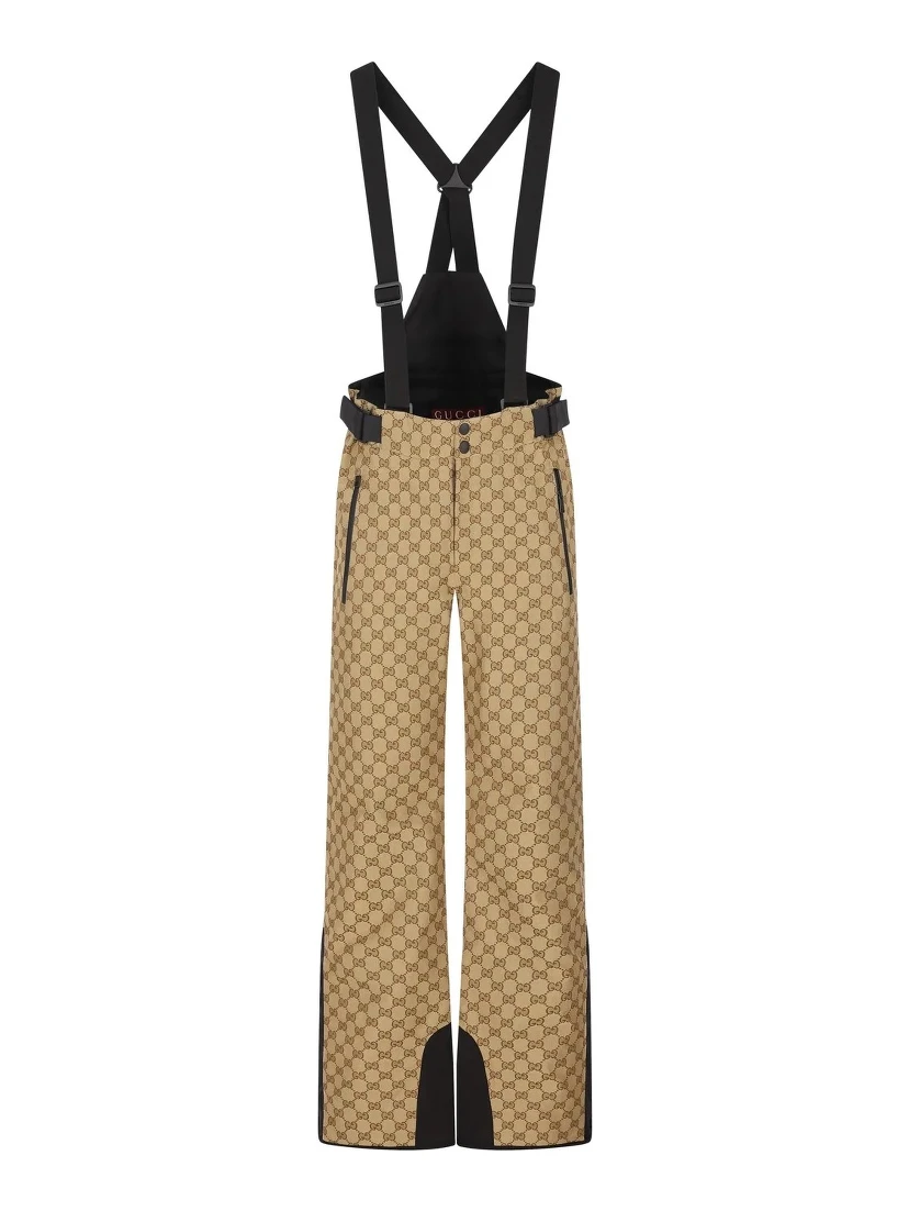 Ski pants with braces