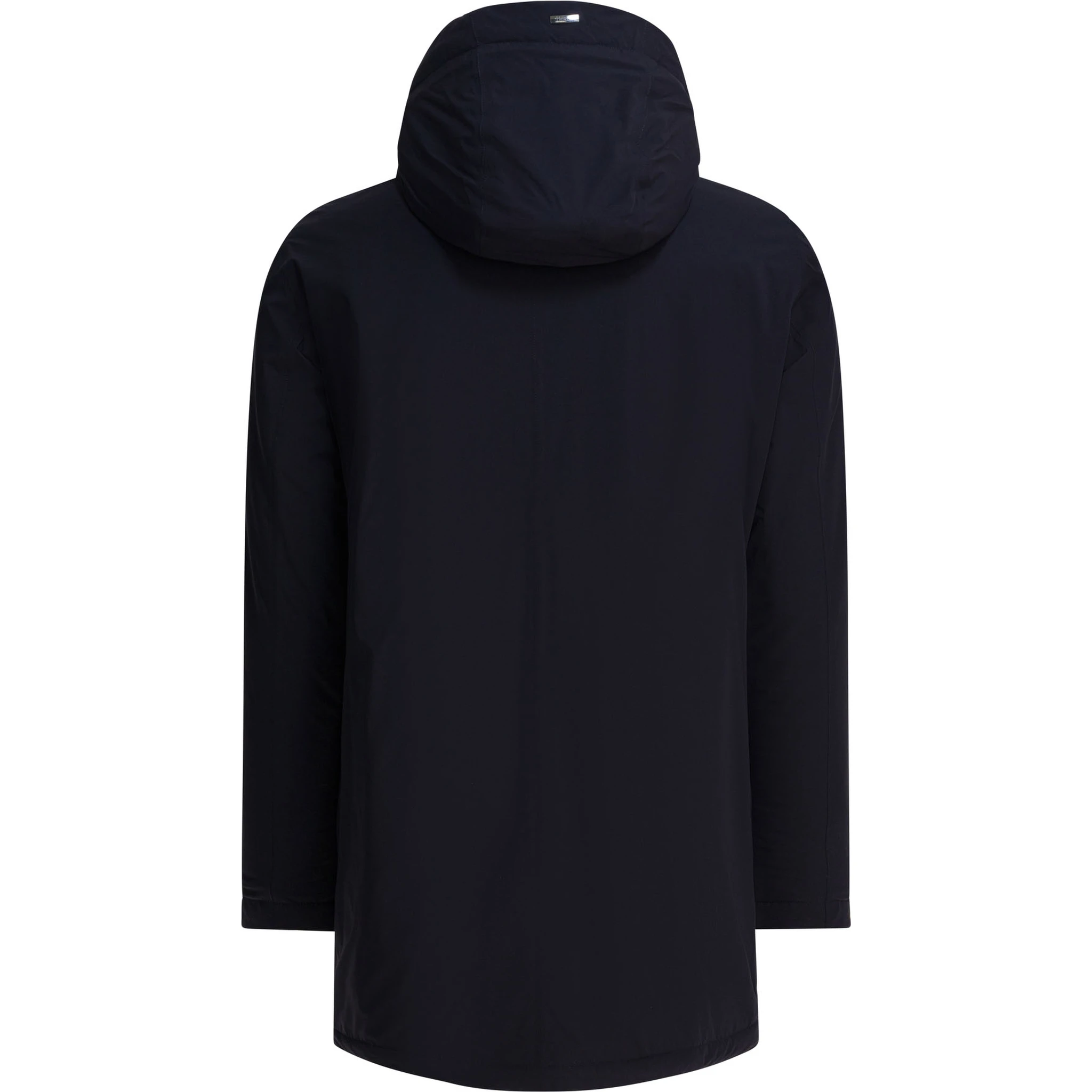 "Resort" long nylon down jacket