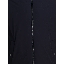"Resort" long nylon down jacket