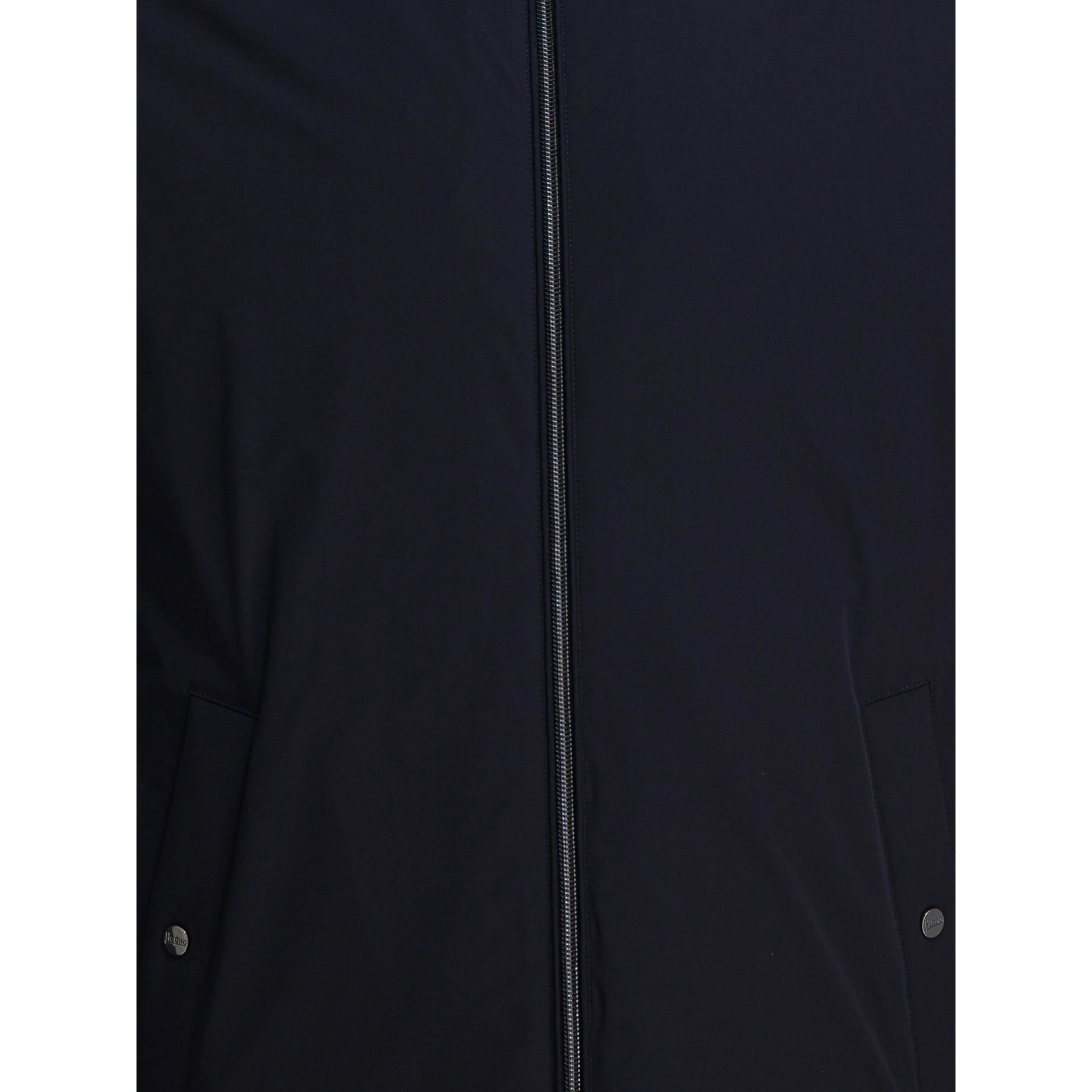 "Resort" long nylon down jacket