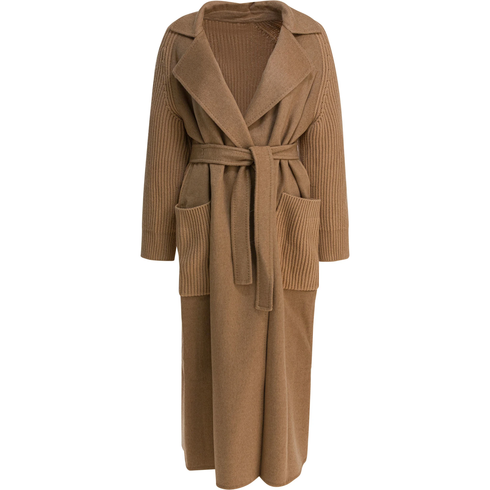 Camel long coat