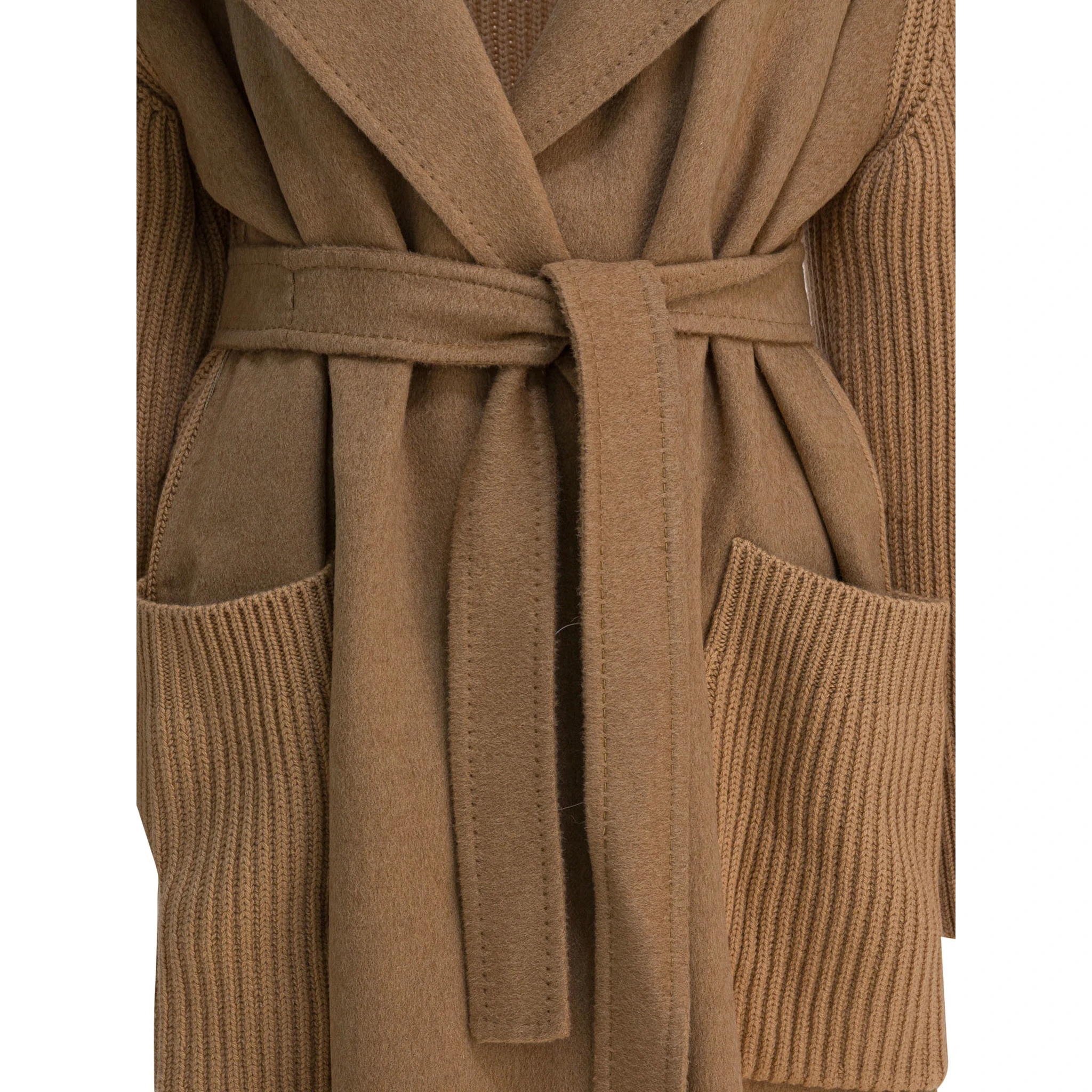 Camel long coat