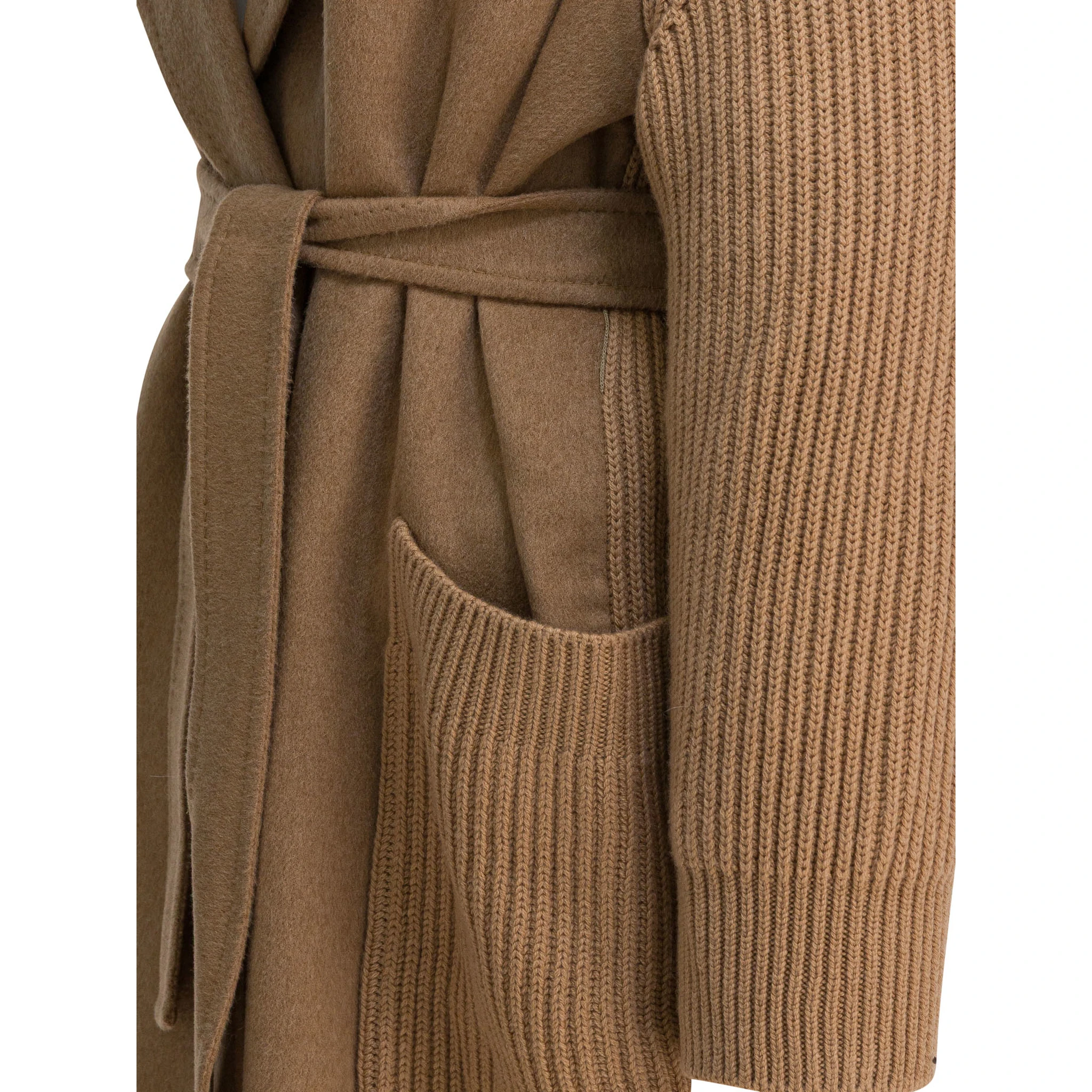 Camel long coat