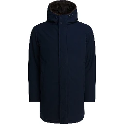 Long coat with hood