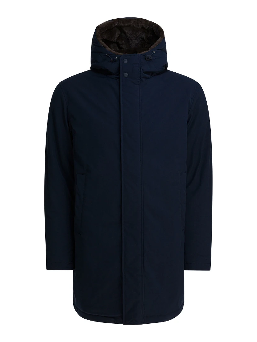 Long coat with hood
