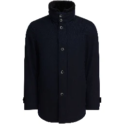 Virgin wool long coat