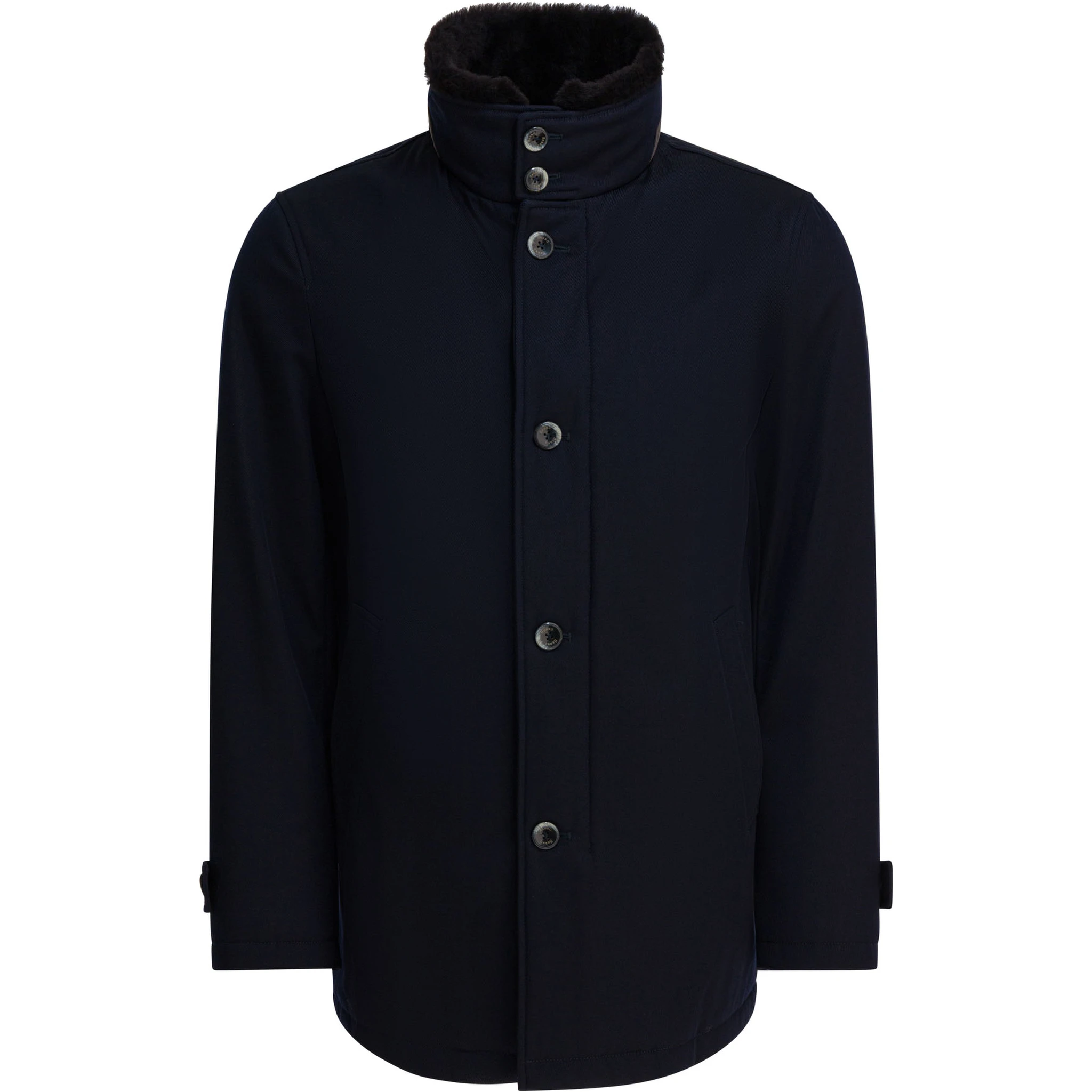 Virgin wool long coat