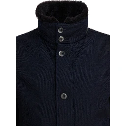 Virgin wool long coat