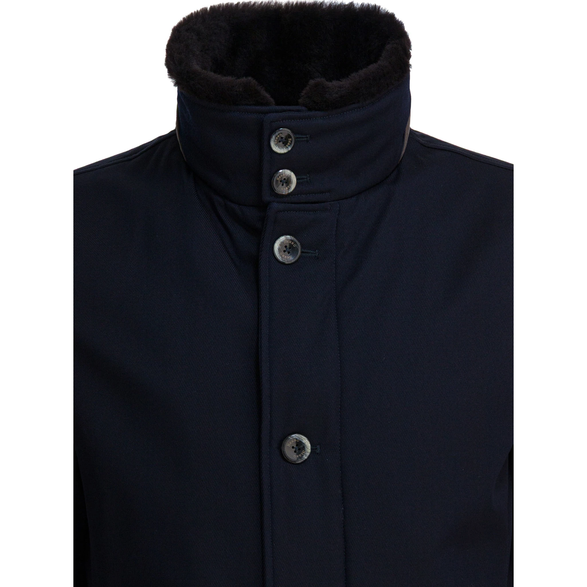 Virgin wool long coat