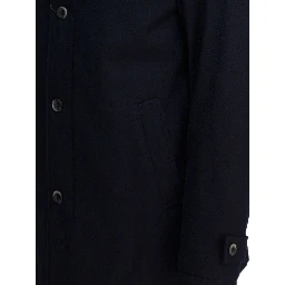 Virgin wool long coat
