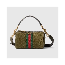Mini Ophidia signature Web-stripe trim cross body bag