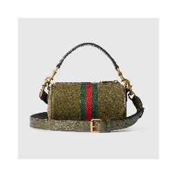 Mini Ophidia signature Web-stripe trim cross body bag