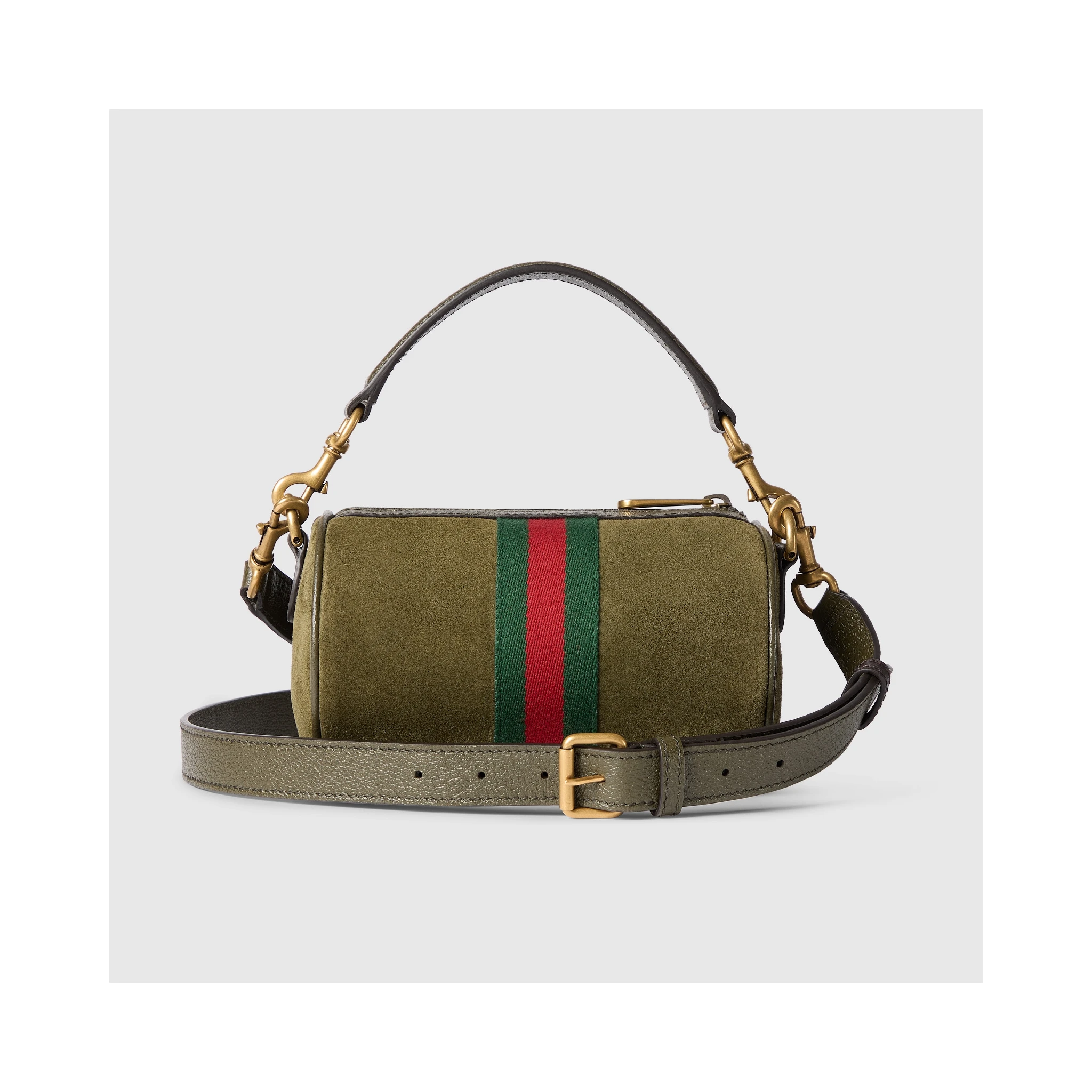 Mini Ophidia signature Web-stripe trim cross body bag