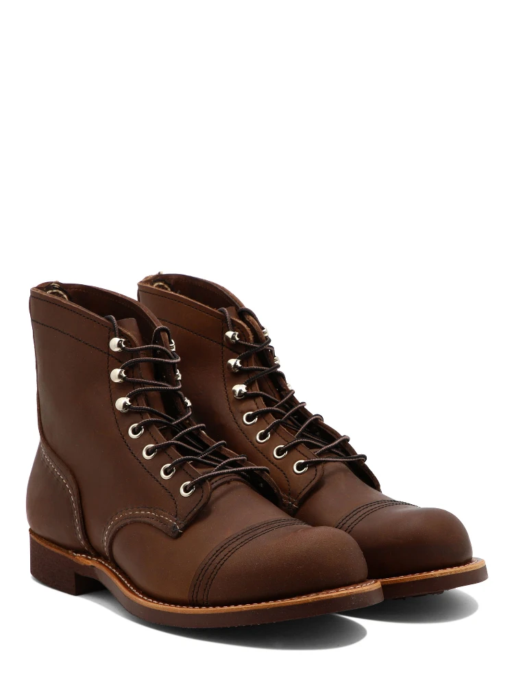 "Iron Ranger" lace-up ankle boots alternative