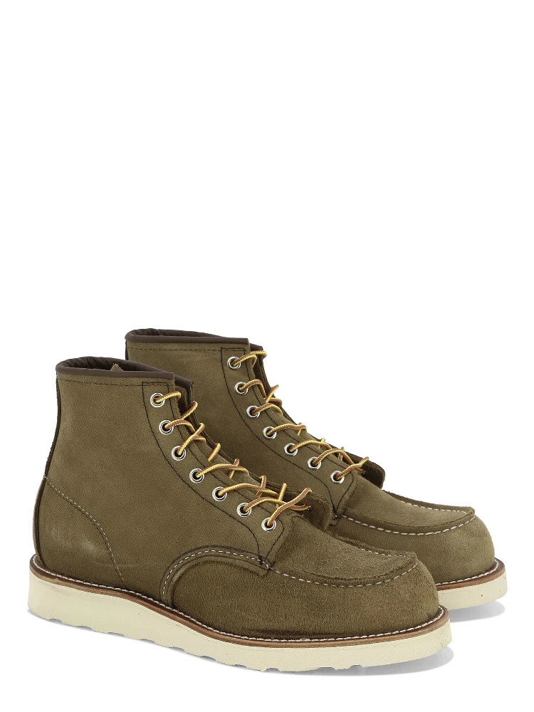 "Classic Moc" lace-up ankle boots alternative