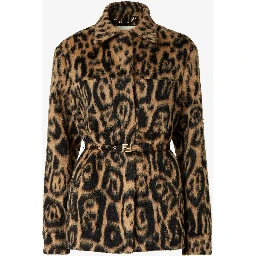 Wool belted jacket