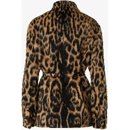 Wool belted jacket