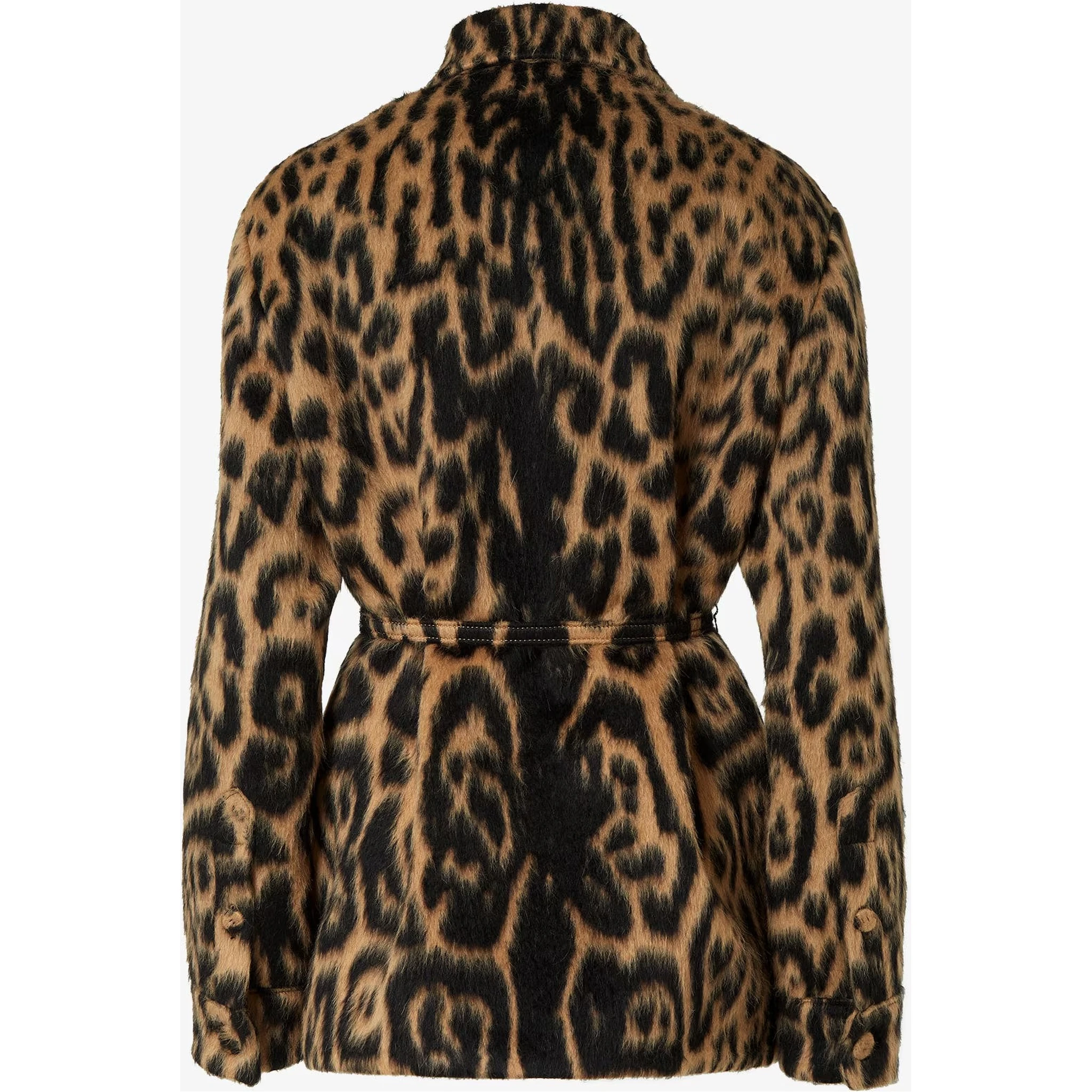 Wool belted jacket