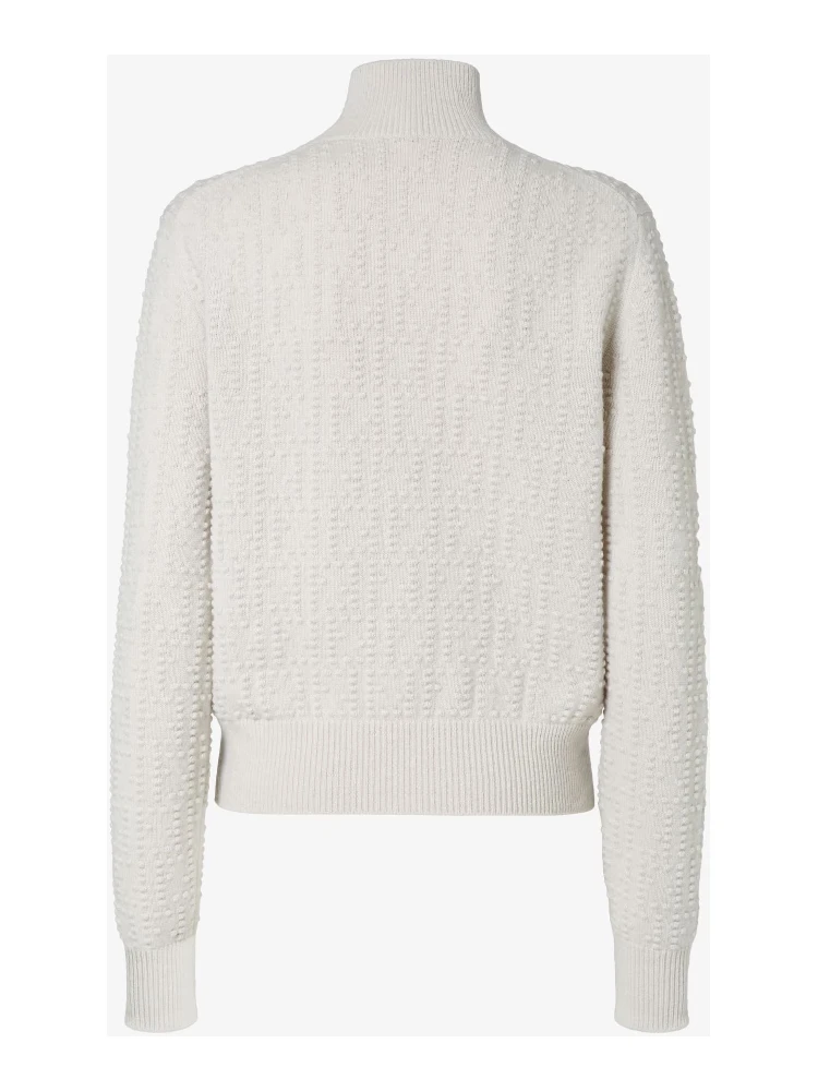 Wool and cashmere turtleneck knitwear alternative