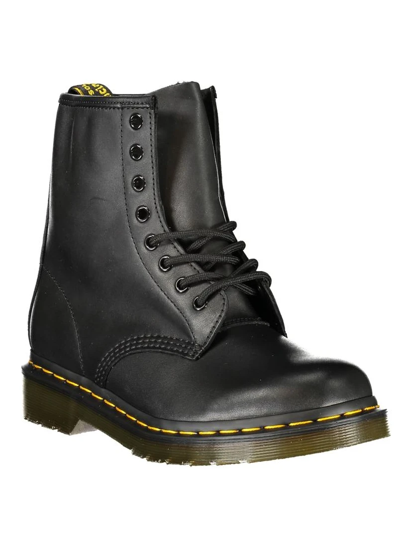 Nero Leather Unisex Ankle Boot