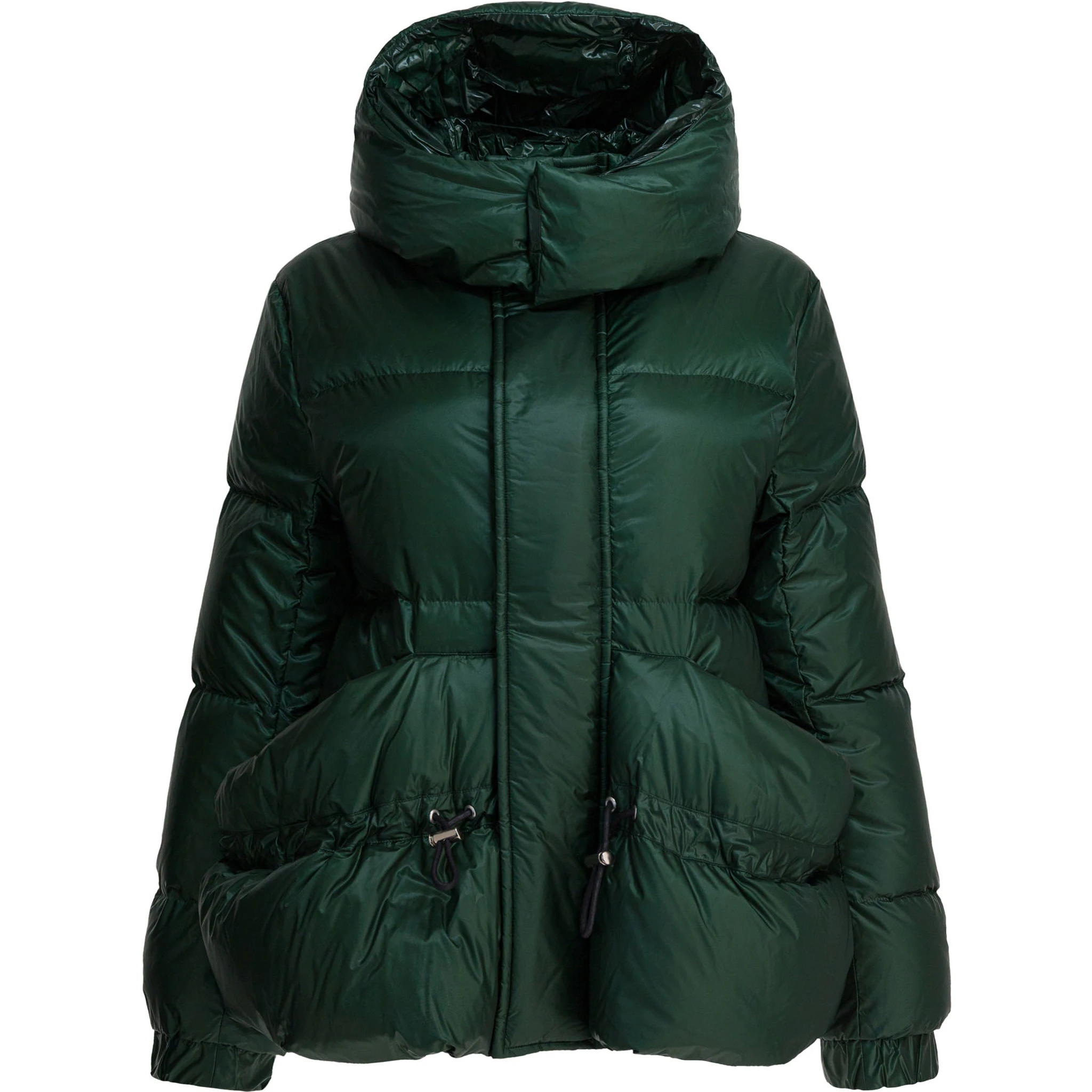 Quilted nylon down jacket