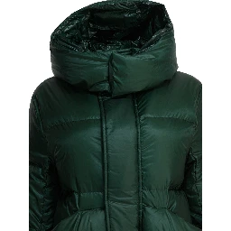 Quilted nylon down jacket