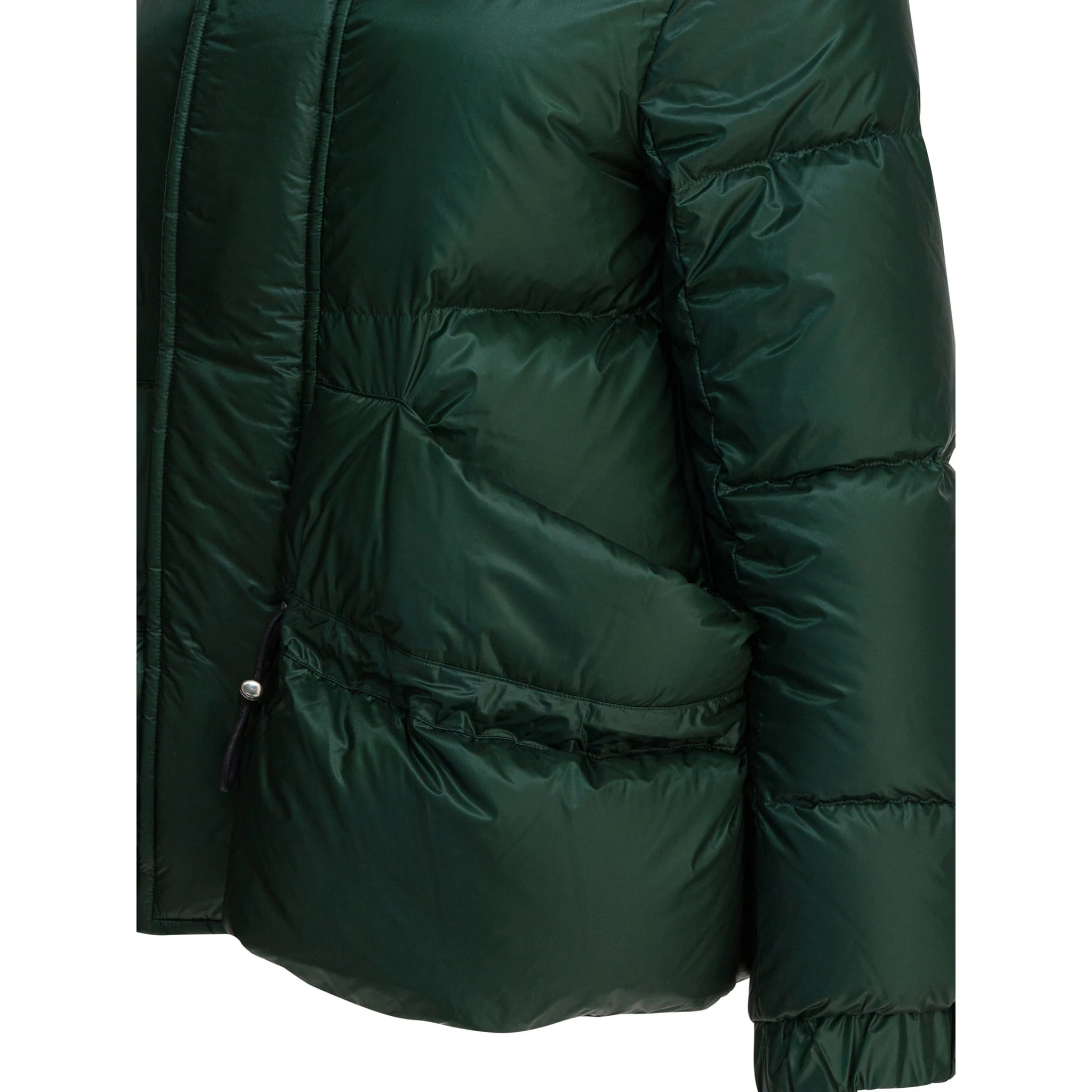 Quilted nylon down jacket