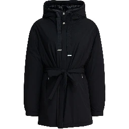 Nylon hooded jacket