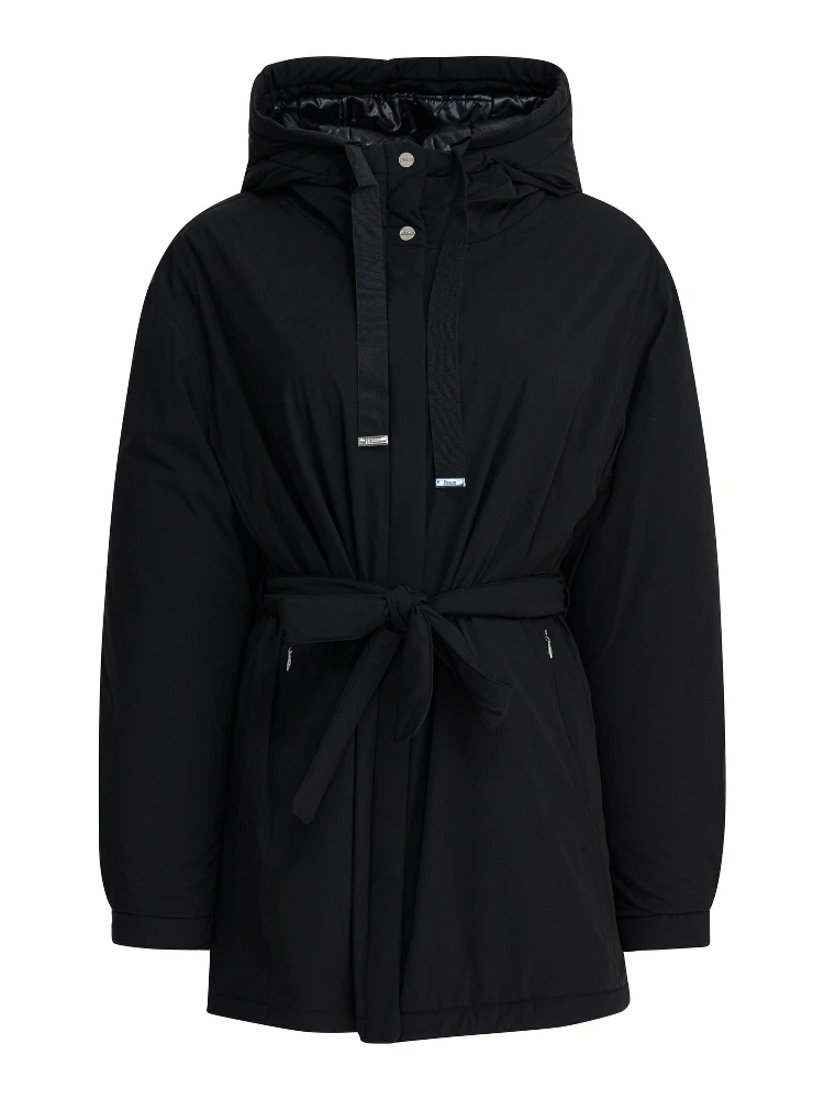 Nylon hooded jacket