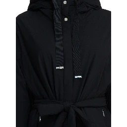 Nylon hooded jacket