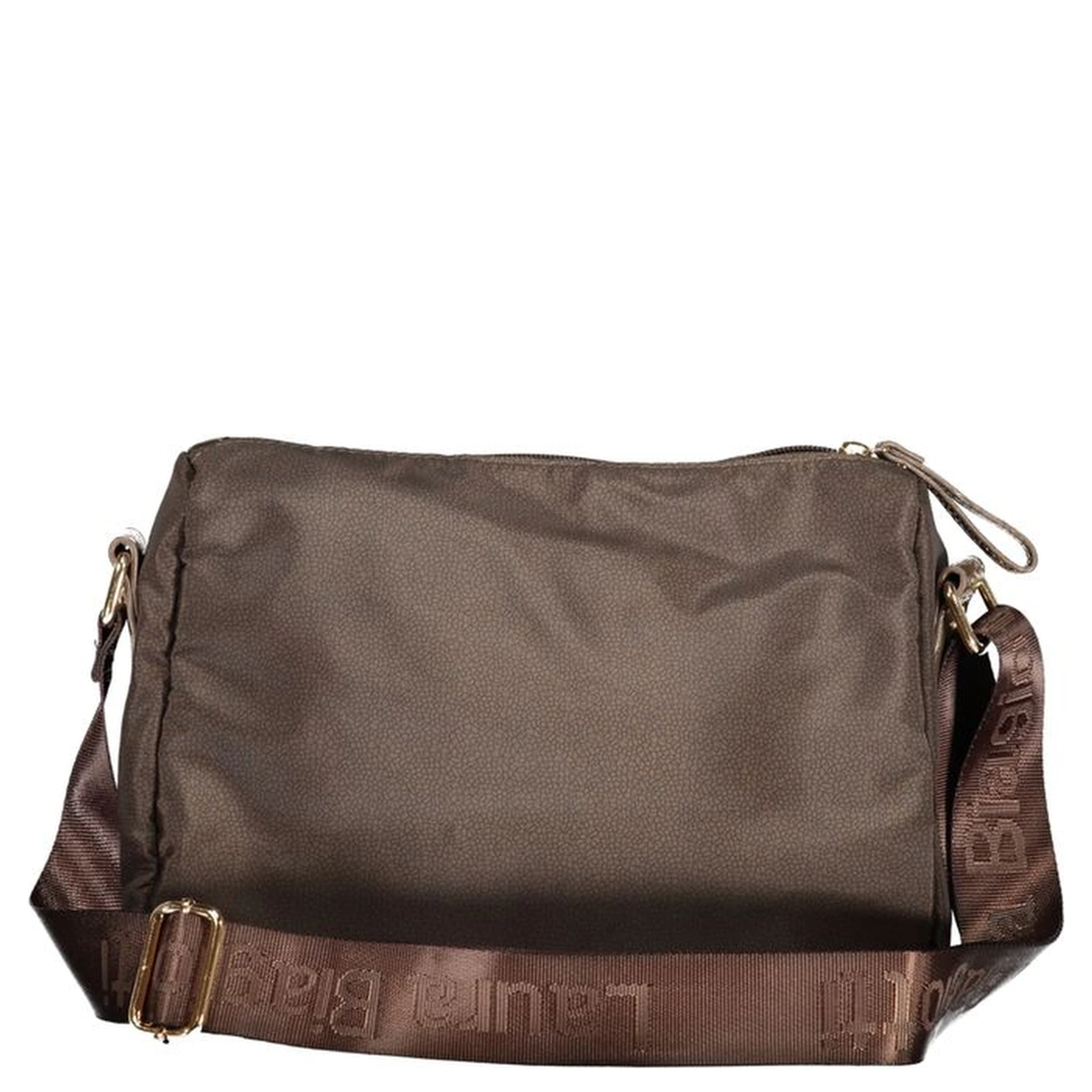Brown Polyester Women Handbag