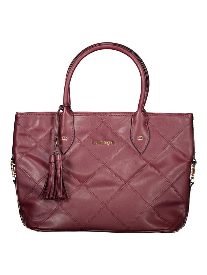Red PVC Women Handbag