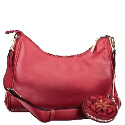 Red PVC Women Handbag