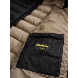 hooded quilted jacket